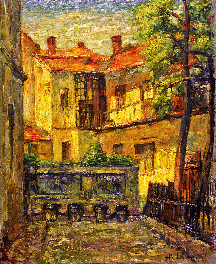 «Львівське подвір’я». 1930-і рр. Полотно, олія